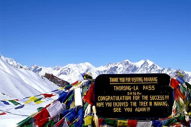 annapurna circuit trek with tilicho lake