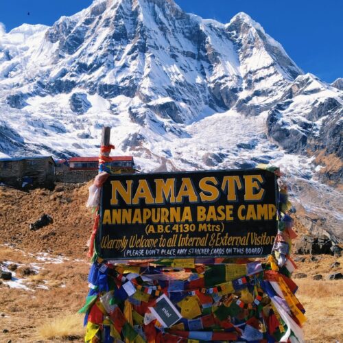 Annapurna Base Camp at 4,130 meters