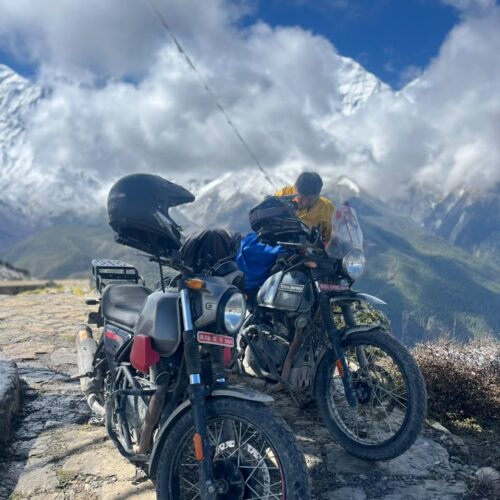 Motorcycle tour in Nepal through the Upper Mustang Himalayas