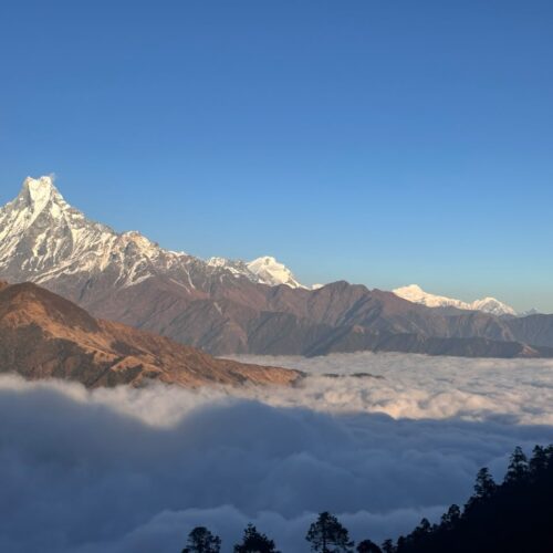 Khopra Ridge at 3,660 metres in the Annapurna region of Nepal