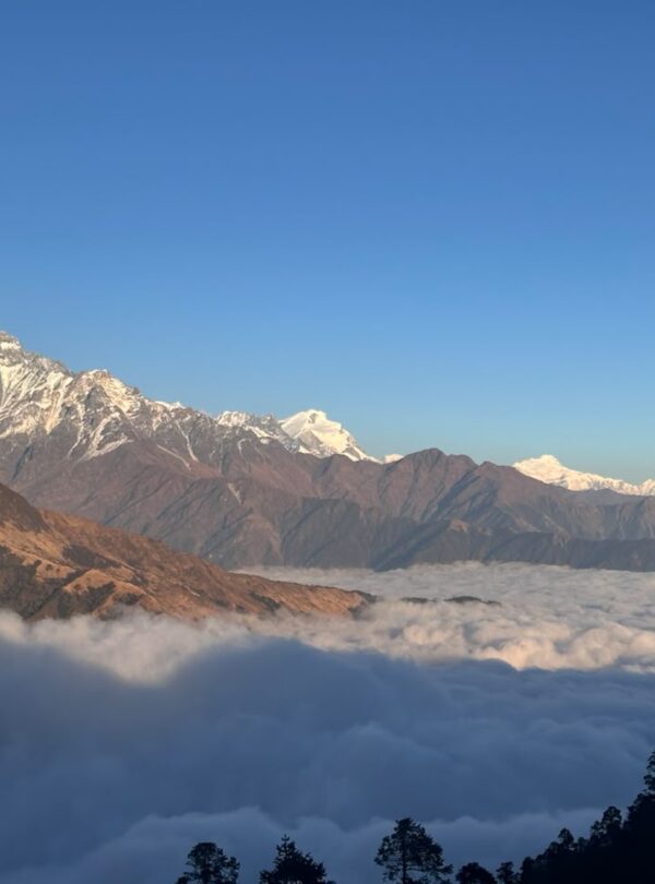 Khopra Ridge at 3,660 metres in the Annapurna region of Nepal