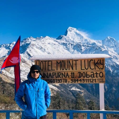 Khopra Ridge at 3,660 metres in the Annapurna region of Nepal