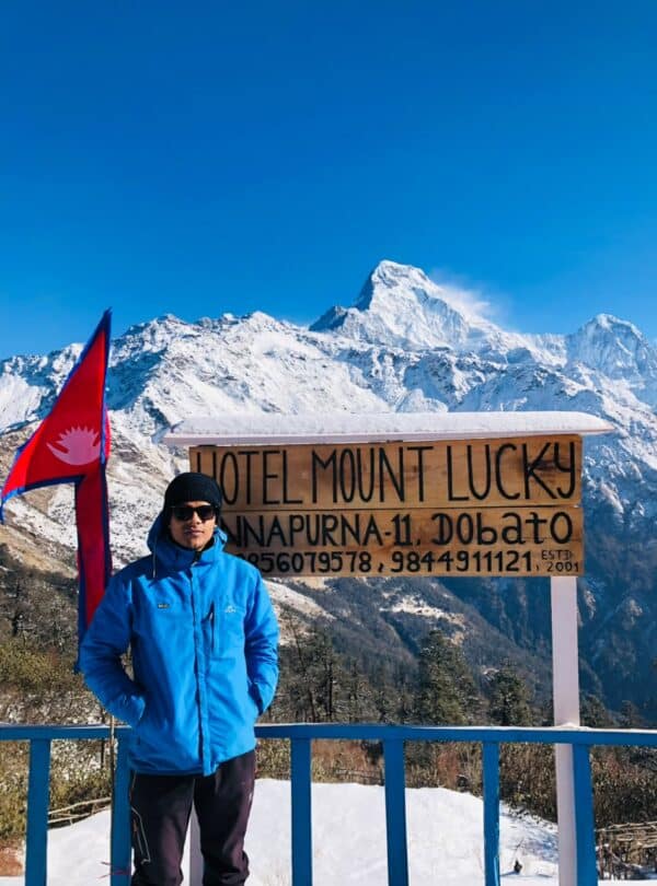 Khopra Ridge at 3,660 metres in the Annapurna region of Nepal