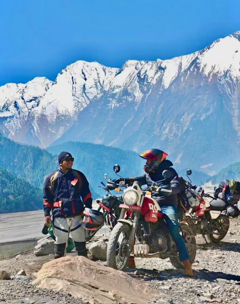 Motorcycle tour in Nepal through the Upper Mustang Himalayas